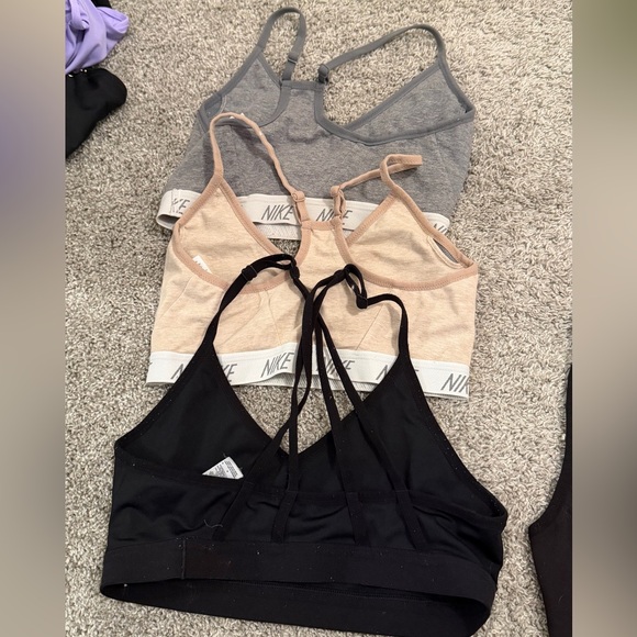Nike Sports Bra Bundle - Black, Beige, Gray - Picture 2 of 2